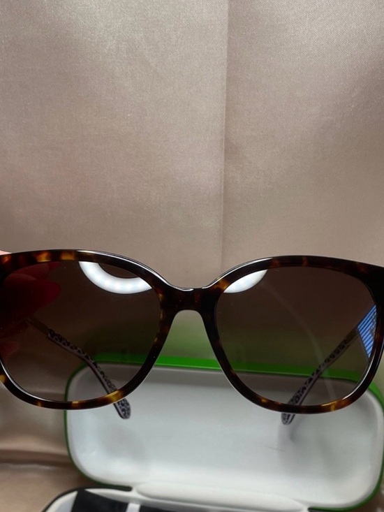 kate spade Tortoise Brown Gradient Lens Cat-Eye Sunglasses NWT main image 13
